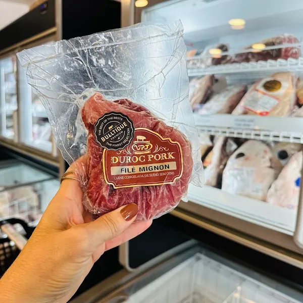 Filé mignon suíno Duroc Pork com o selo Bulltique